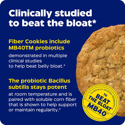 Enzymedica Digest Gold Fiber+ Cookies – Daily Prebiotic & Probiotic Fiber (Harvest Oat, Pack of 2)