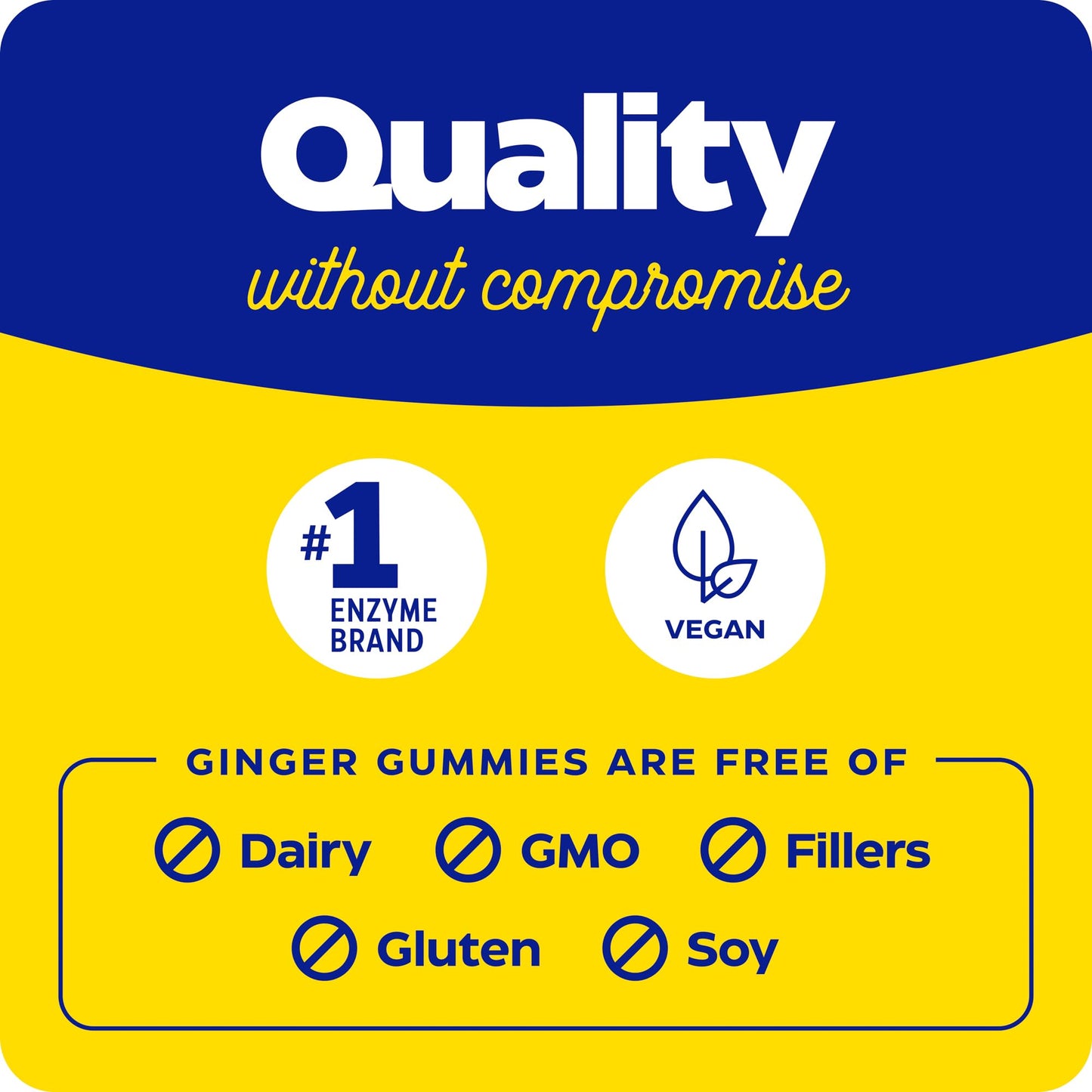 Enzymedica Ginger & Vitamin B6 Gummies — Support for Occasional Nausea & Indigestion, High Potency, 200 mg Ginger Equivalent, 60 Count