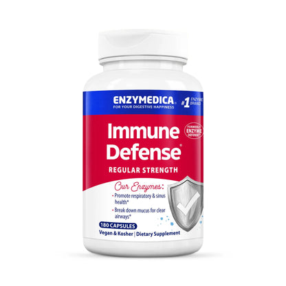 Enzymedica Immune Defense Regular Strength – Proteolytic Immunity Support, 180 Count BritishVita | Premium UK Vitamins & Wellness Supplements