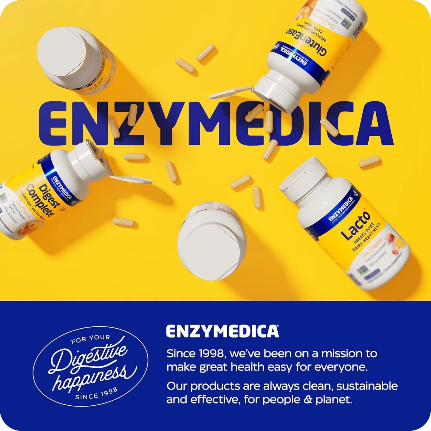 Enzymedica Kids Digest Chewable Digestive Enzymes – Fruit Punch, 60 Servings