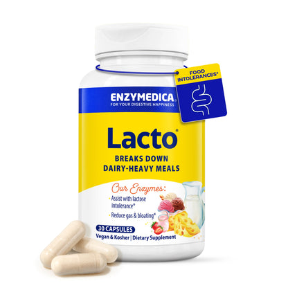 Enzymedica Lacto: Pro Lactase Pills for Lactose and Dairy Digestion