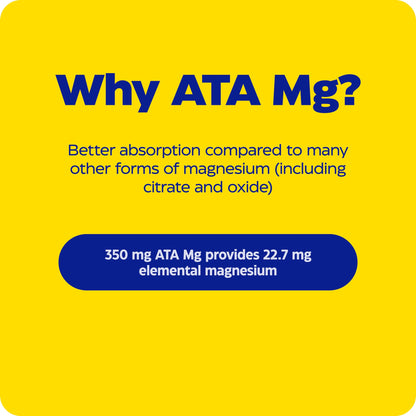 Enzymedica Magnesium Mind with ATA Mg – High-Bioavailability Magnesium for Sleep, Stress & Cognition | 60 Count
