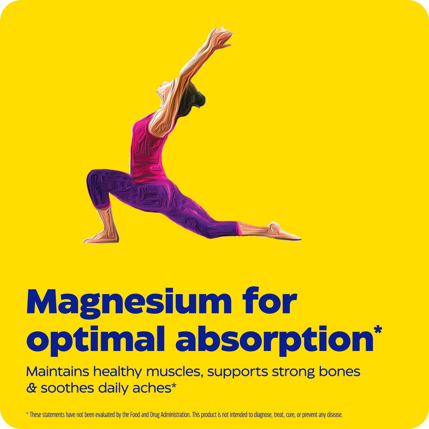 Enzymedica Magnesium Motion – 60 Count | 3 Forms Magnesium (ATA Mg, Glycinate, Malate) for Muscles & Bones