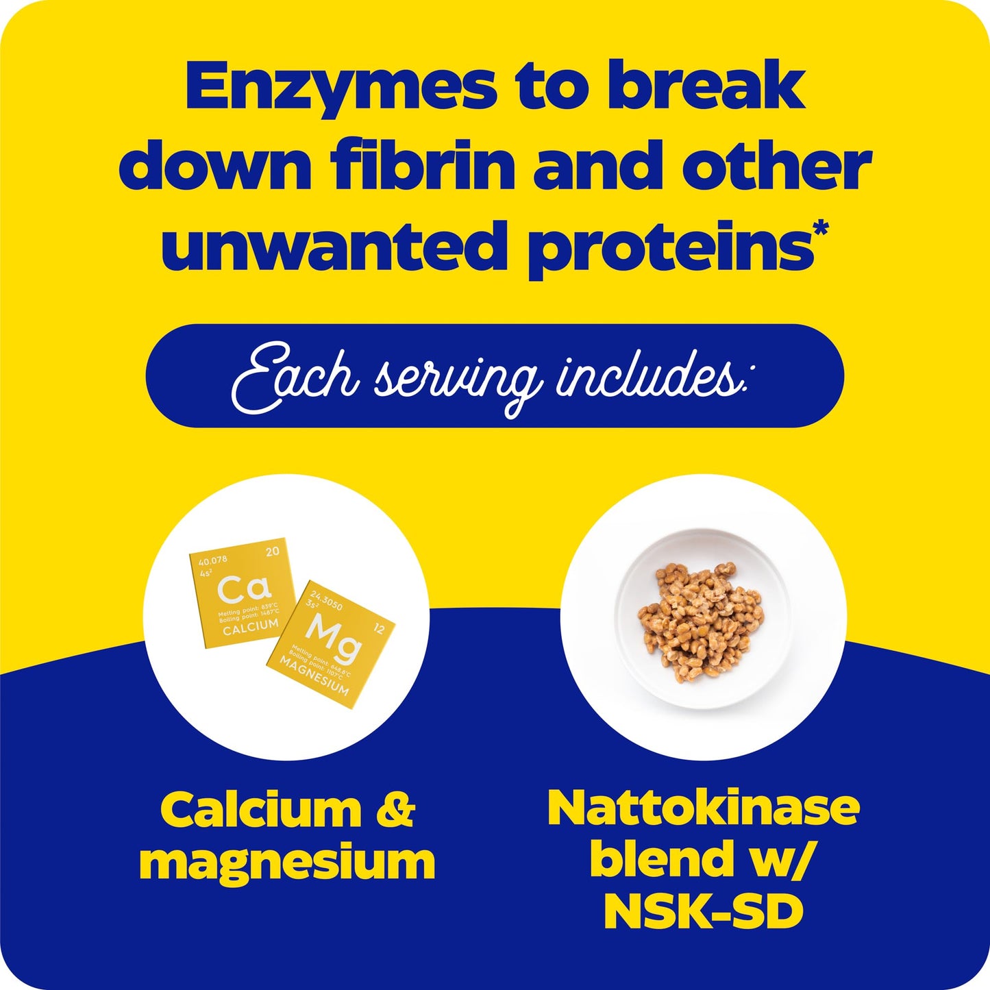 Enzymedica Natto-K Nattokinase Supplement – Supports Heart Health & Circulation | 30 Count