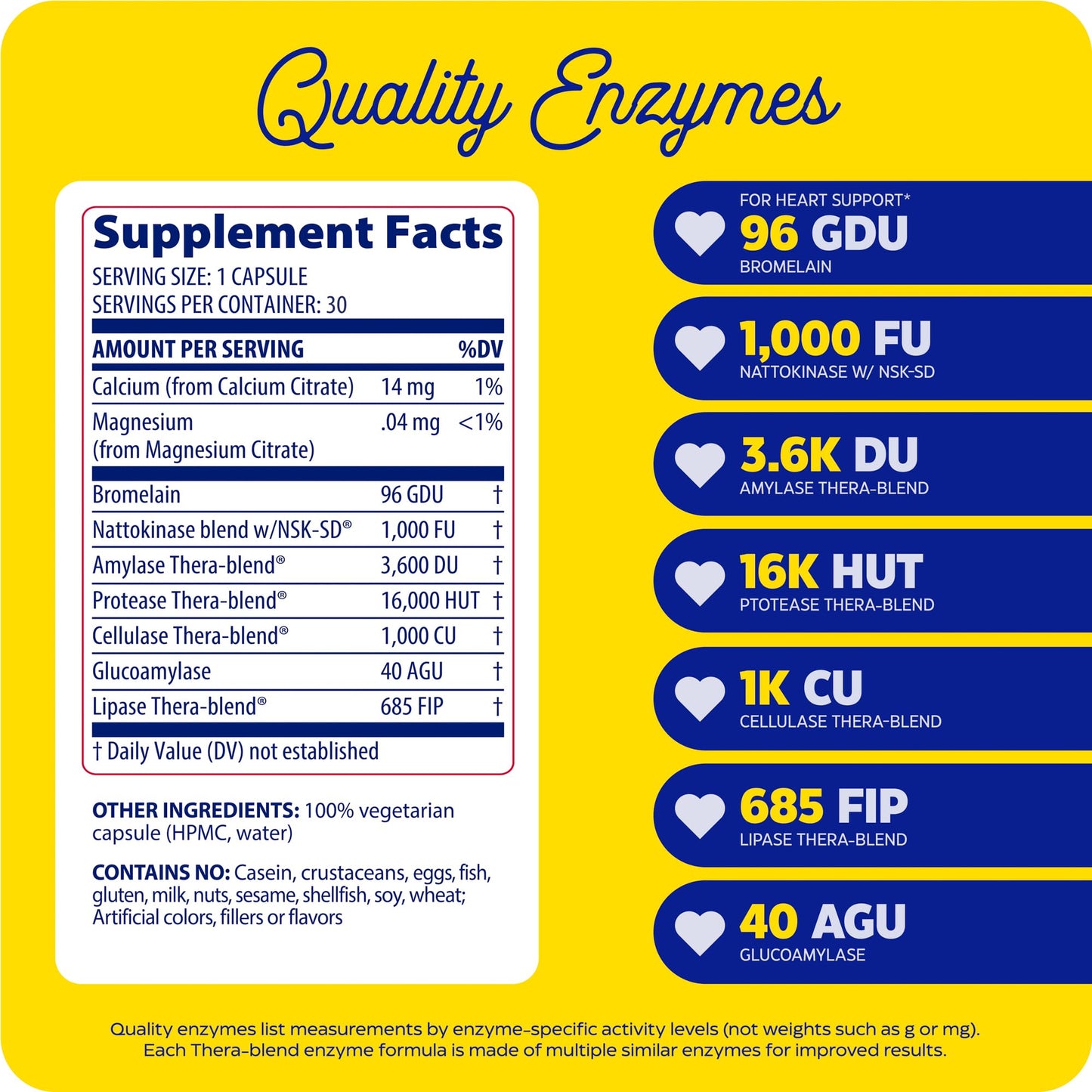 Enzymedica Natto-K Nattokinase Supplement – Supports Heart Health & Circulation | 30 Count