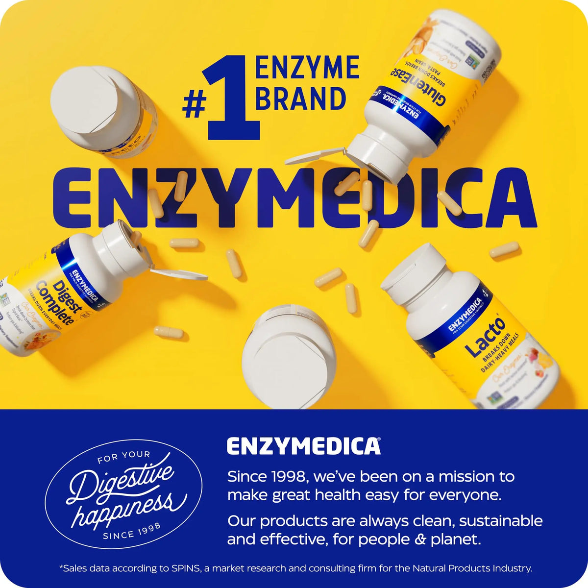 Enzymedica SerraGold High-Potency Serrapeptase Enzyme Supplement – 120 Count BritishVita | Premium UK Vitamins & Wellness Supplements