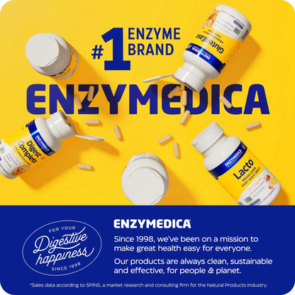 Enzymedica SerraGold High-Potency Serrapeptase Enzyme Supplement – 120 Count BritishVita | Premium UK Vitamins & Wellness Supplements