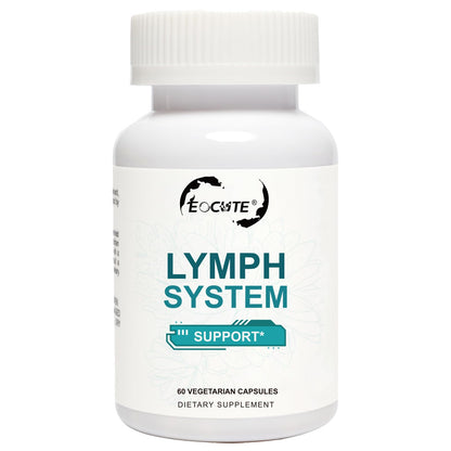 EOCUTE Lymph System Support Supplement with Dandelion Extract, Cleavers & Burdock Powder – 60 Count