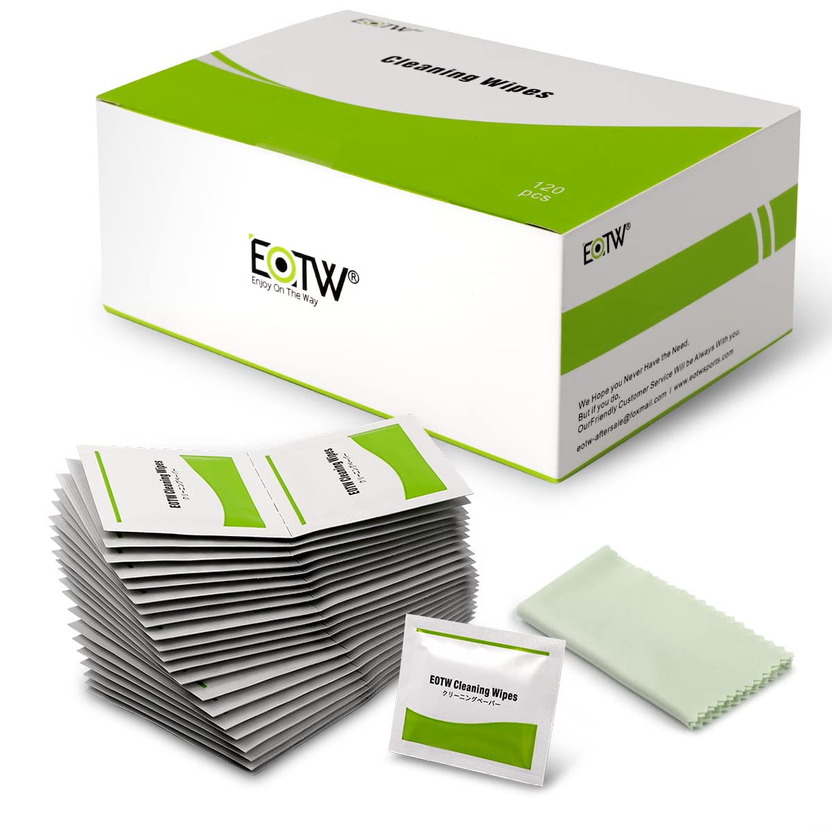EOTW Computer Screen Wipes – 120 Individually Wrapped, Pre-moistened Cleaner for iPhone, iPad, Tablet, Laptop