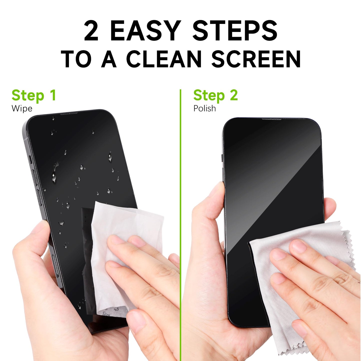 EOTW Computer Screen Wipes – 120 Individually Wrapped, Pre-moistened Cleaner for iPhone, iPad, Tablet, Laptop