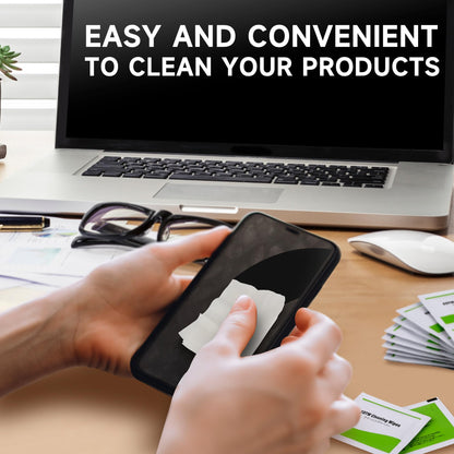 EOTW Computer Screen Wipes – 120 Individually Wrapped, Pre-moistened Cleaner for iPhone, iPad, Tablet, Laptop