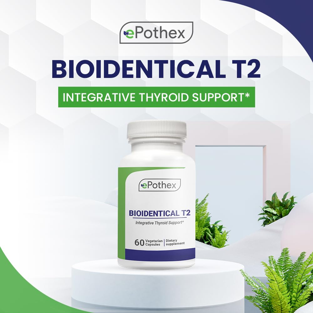 EPOTHEX Bioidentical T2 - Integrative Thyroid Support | Metabolism & Energy | 60 Capsules (2 mo)