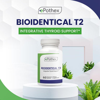 EPOTHEX Bioidentical T2 - Integrative Thyroid Support | Metabolism & Energy | 60 Capsules (2 mo)