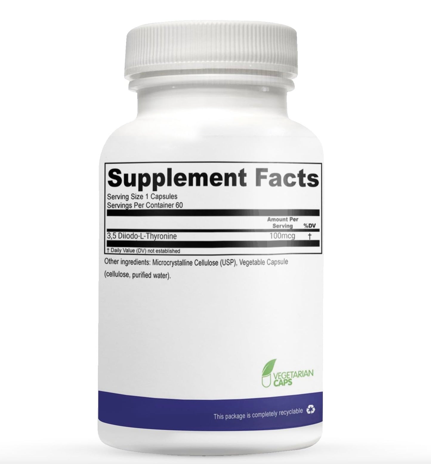 EPOTHEX Bioidentical T2 - Integrative Thyroid Support | Metabolism & Energy | 60 Capsules (2 mo)