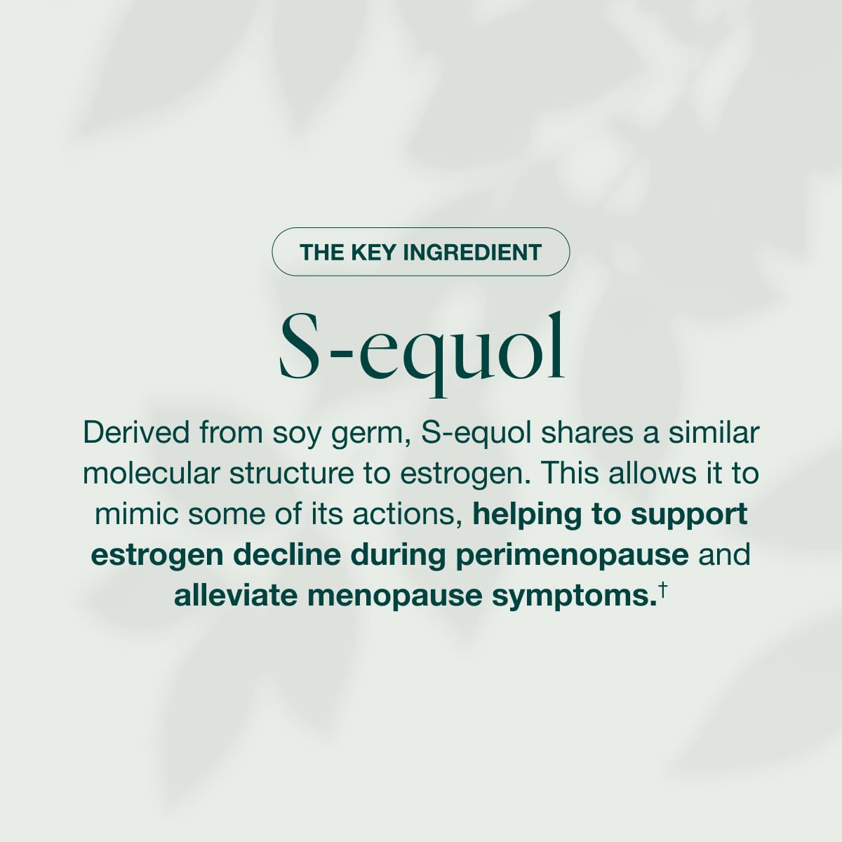Equelle Multi-Symptom Menopause Relief – Hormone-Free S-Equol, 60 Tablets