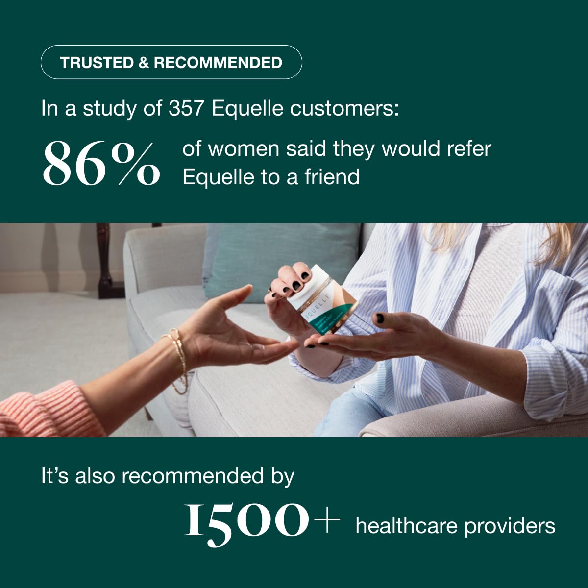 Equelle Multi-Symptom Menopause Relief – Hormone-Free S-Equol, 60 Tablets