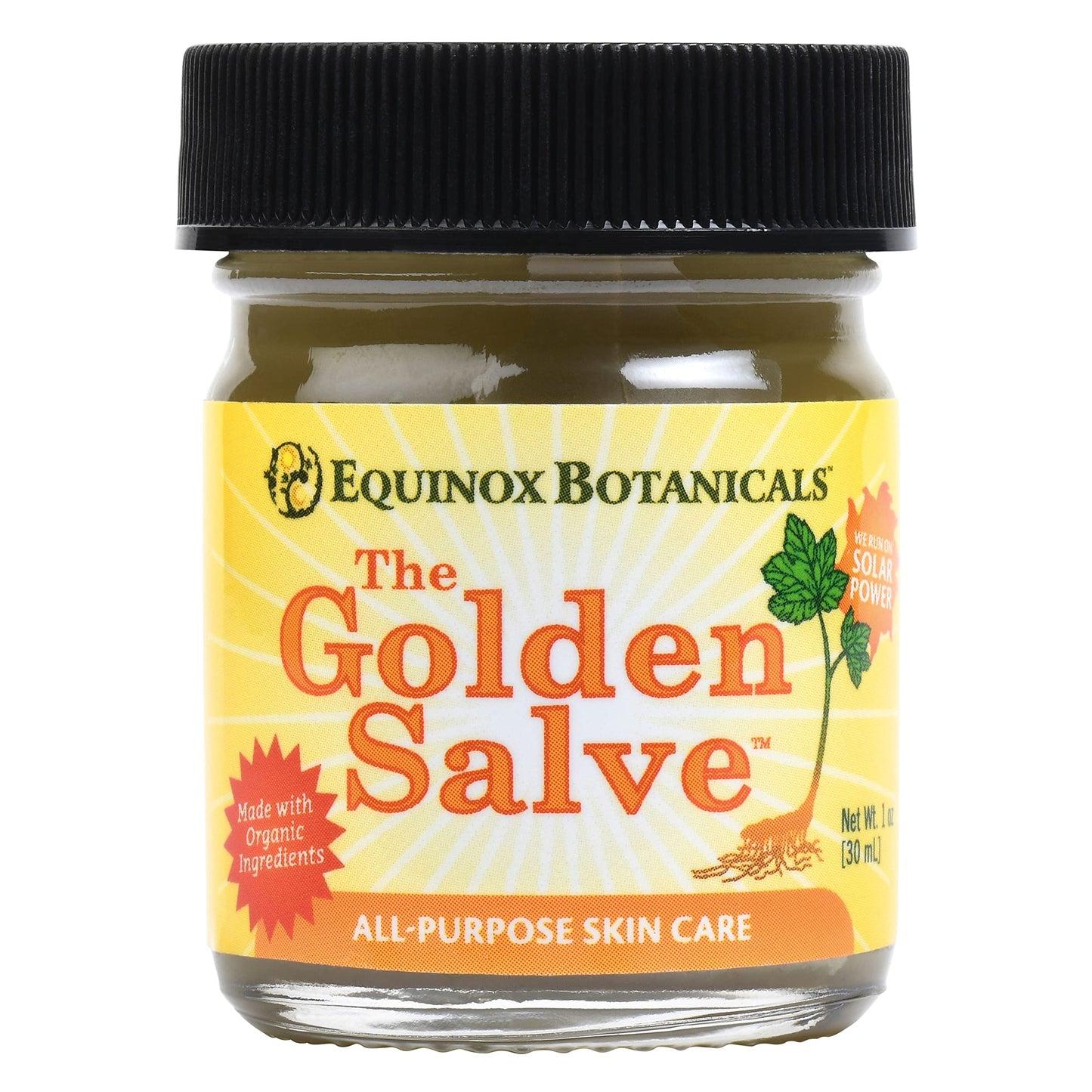 Equinox Botanicals Golden Salve with Propolis – 1 oz