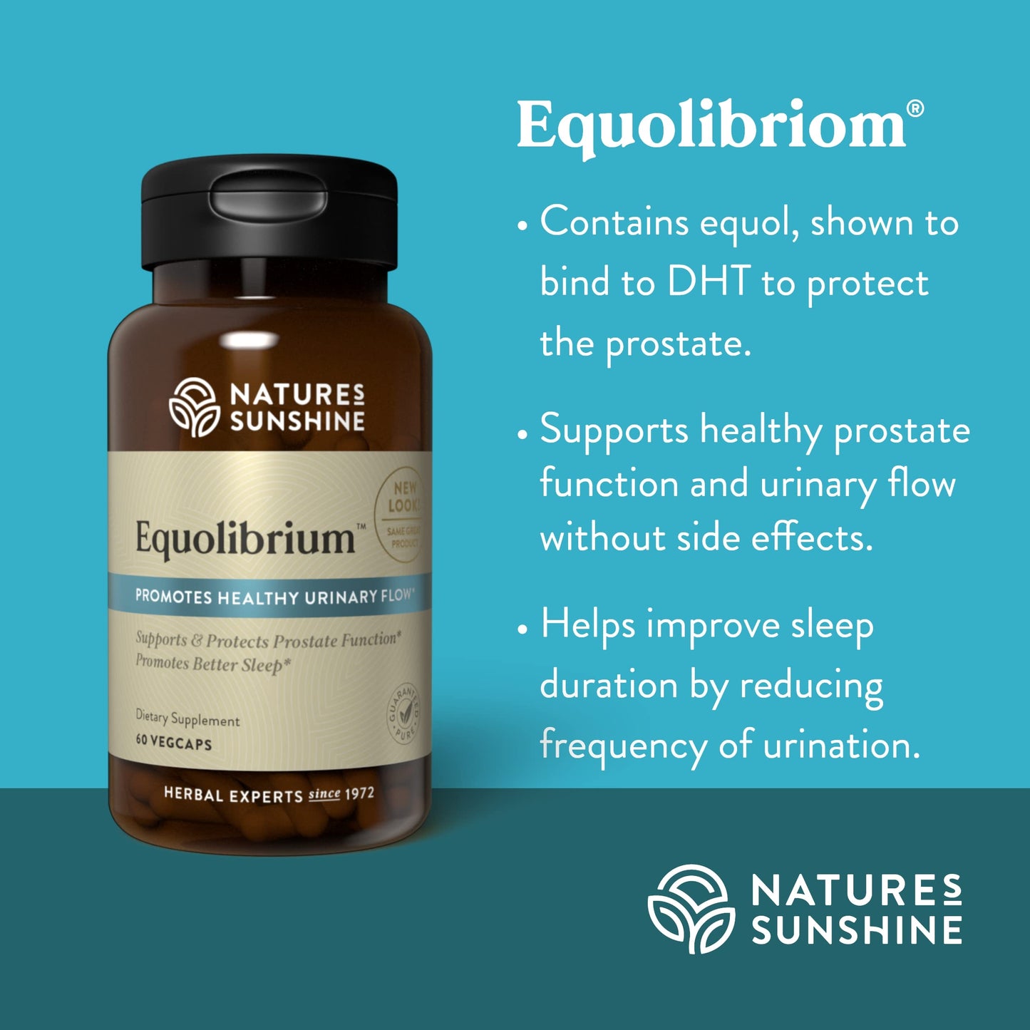 Nature's Sunshine Equolibrium 60 Capsules | Prostate Support