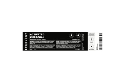 Erbology Activated Charcoal Powder 1.8 oz - Teeth Whitening & Natural Exfoliation - Digestive Aid - Vegan