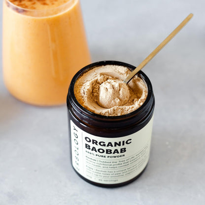 Erbology Organic Baobab Powder 3.2 oz – Skin Health & Immunity, Vegan