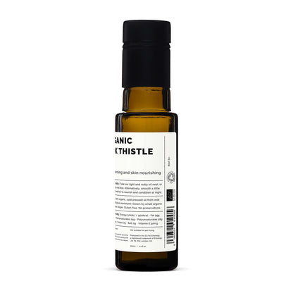 Erbology Organic Milk Thistle Oil - Cold-Pressed 3.4 oz, Vitamin E, Non-GMO