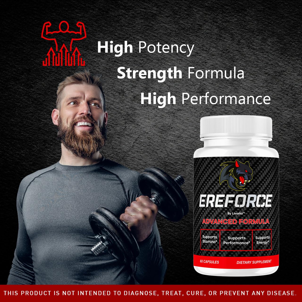 (3 Pack) Ereforce Capsules - Advanced Daily Formula, 180 Capsules