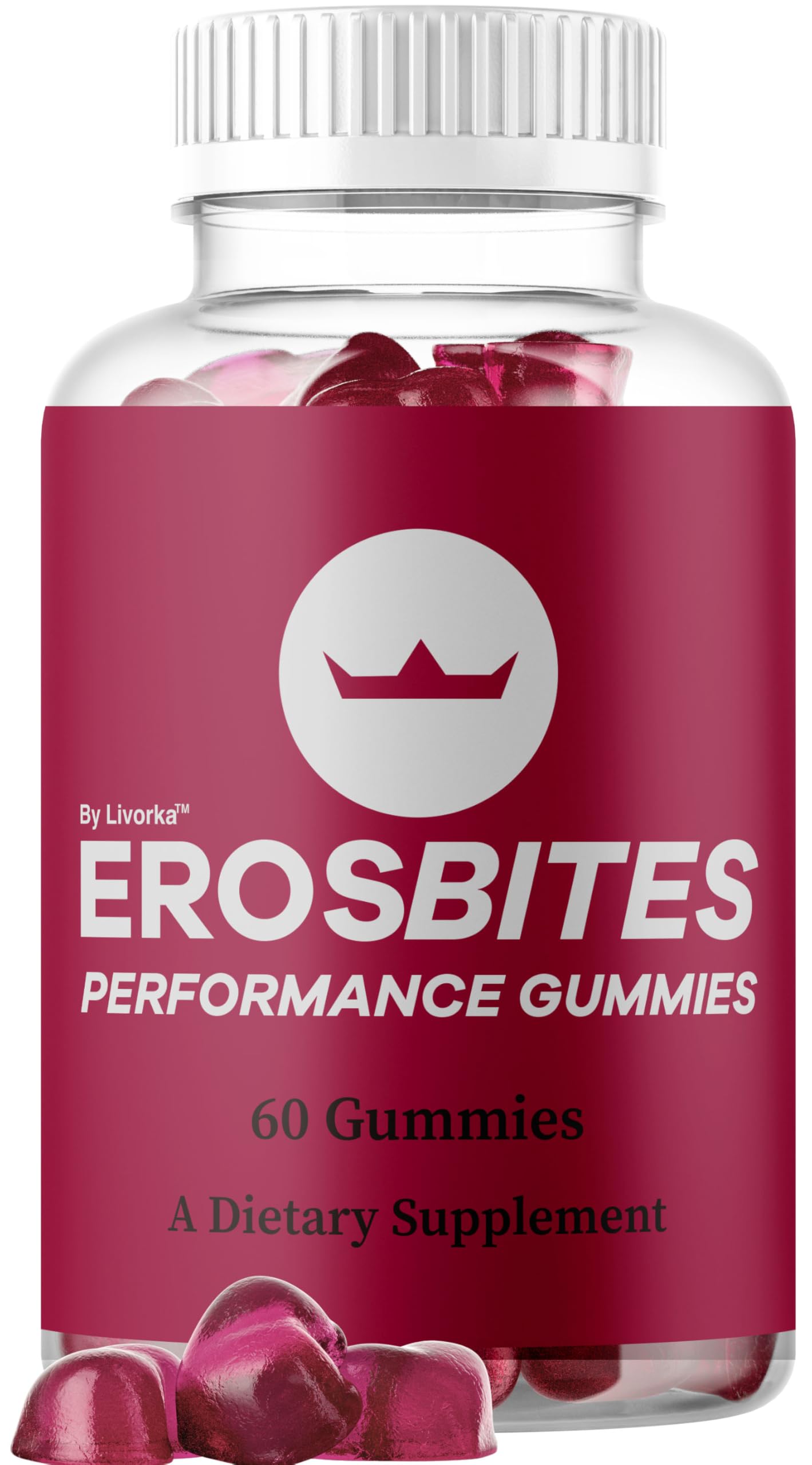 Eros Bites Gummies – Original Premium All-Natural Formula, 60 Gummies