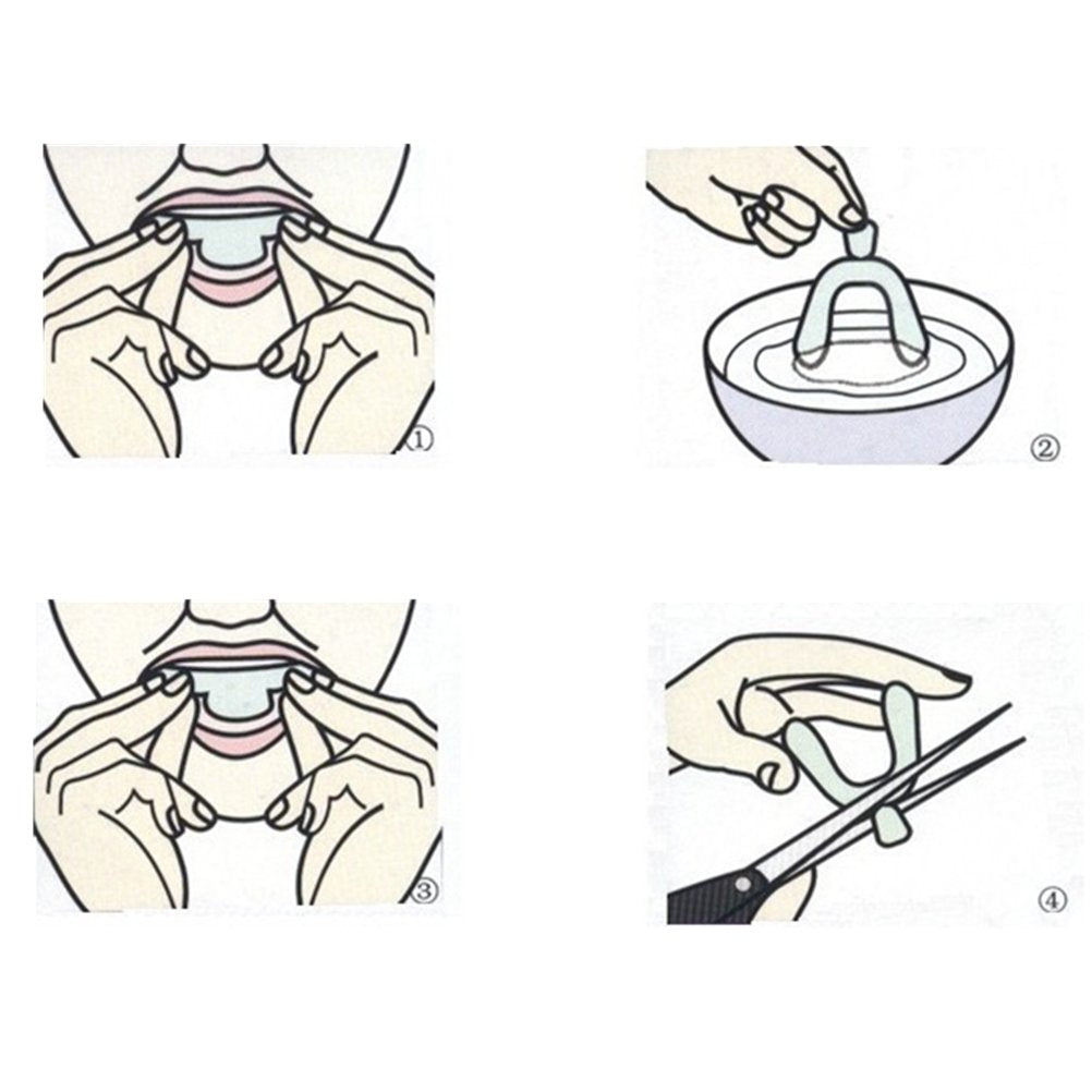 Eshylala 5 Pieces Teeth Whitening Trays | Safe Silicone Mouth Guard & Whitening Tool