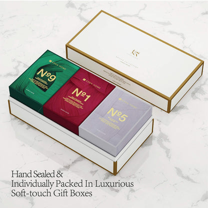 ESNA HOME Trio Gift Set — 3 Premium All-Natural Soy Candles for Home & Gifting