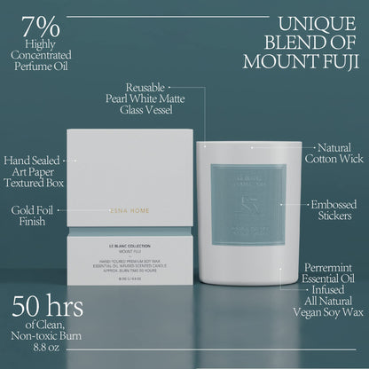 ESNA HOME Luxury Scented Candle – All Natural Soy Wax Aromatherapy, 50 Hour Burn, Gift for Women Moms Couples