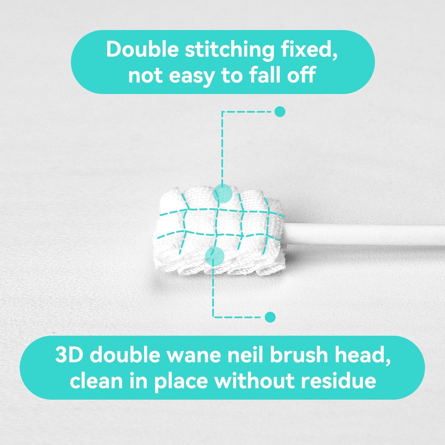Esonto Baby Tongue Cleaner Toothbrush 30Pcs – Disposable Infant Toothbrushes + 2 Soft Finger Brushes (Grey)