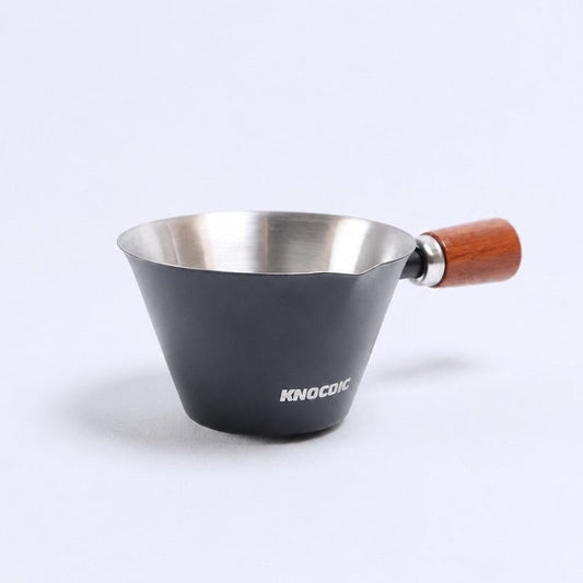 100ml Espresso Measuring Cup with Wooden Handle KNOCDIC®