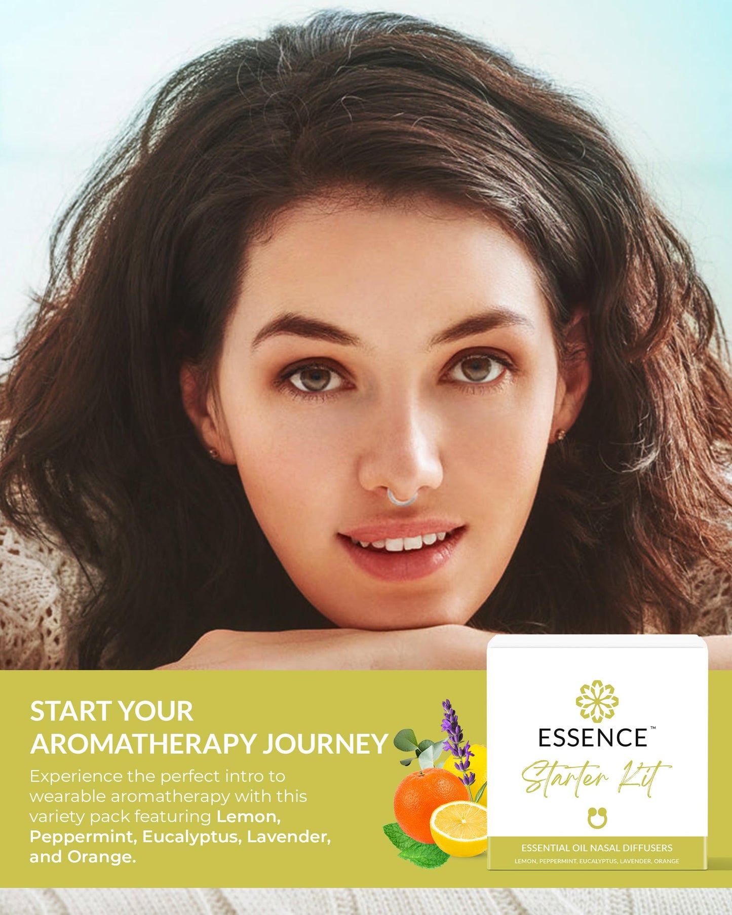 Essence Nasal Diffuser Starter Kit – Wearable Aromatherapy Inhalers