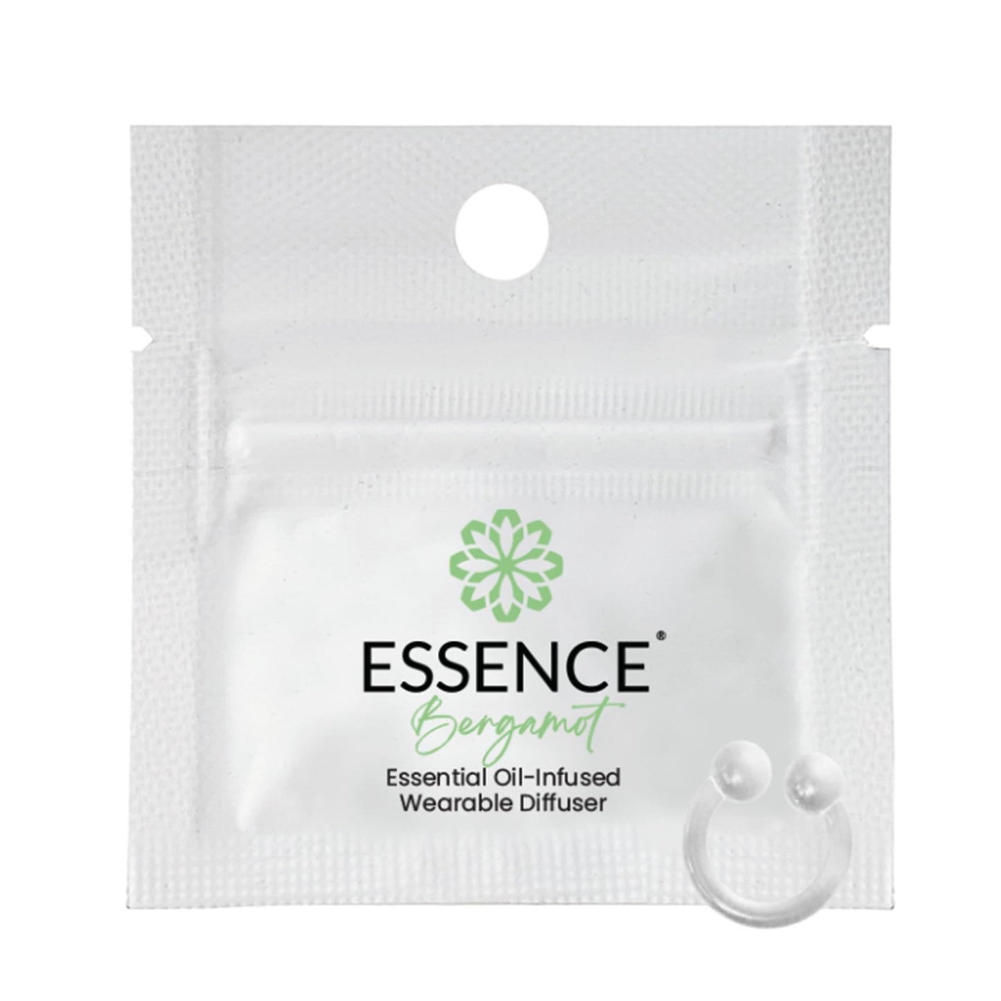 Essence Wearable Aromatherapy Nasal Diffuser | Bergamot Nose Ring Inhaler | Made in USA