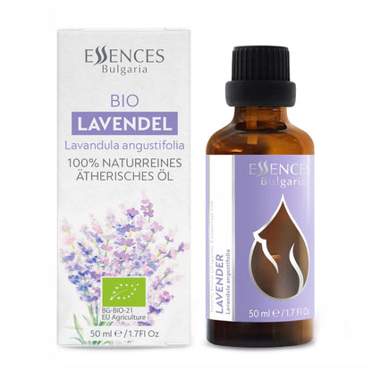 Essences Bulgaria Organic Lavender Essential Oil 50ml | 100% Pure & Undiluted