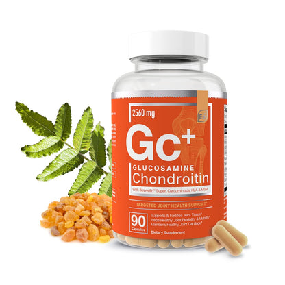 Essential Elements Glucosamine Chondroitin MSM Boswellia – Joint Support, 90 Capsules