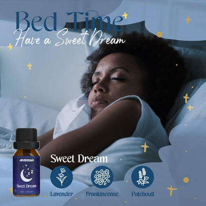 Essential Oil Blends Set – ARVIDSSON Natural Diffuser Oils for Well-Being Gift