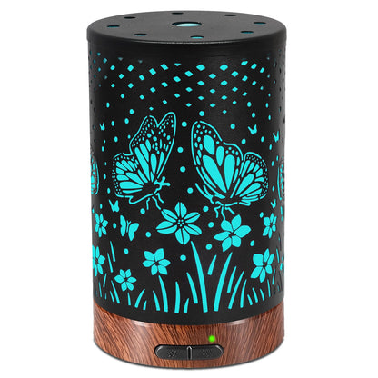 Essential Oil Diffuser 150ml – Auto Shut-Off, 7-Color LED, Ultrasonic Mist