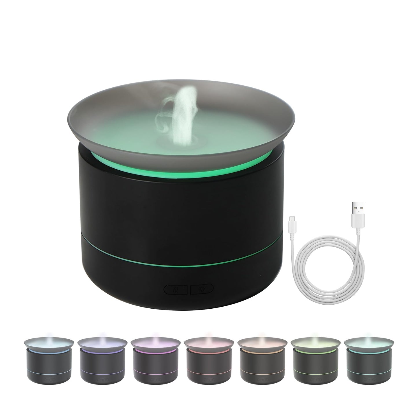Essential Oil Diffuser 200ml – Auto Shut-Off, 7 Color Lights, Cool Mist Humidifier