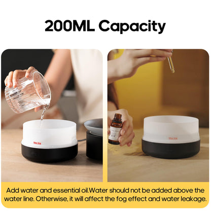 Essential Oil Diffuser 200ml – Auto Shut-Off, 7 Color Lights, Cool Mist Humidifier