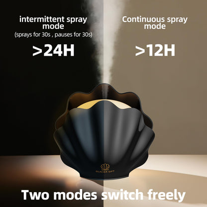 Essential Oil Diffuser 260ML Black Shell with Remote Control | Humidifier, 7-Color LED Night Light for Bedroom & Home Relaxation