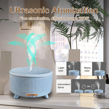 Essential Oil Diffuser 500ml for Home – Large Room Aromatherapy, 7-Color Lights, 3 Mist Modes, Auto Off