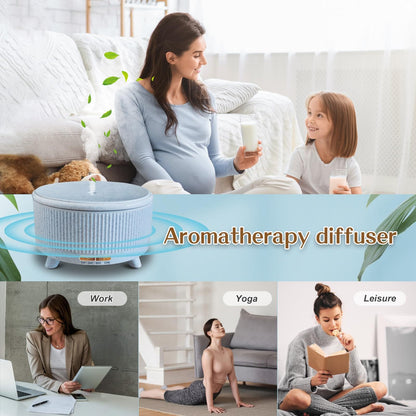 Essential Oil Diffuser 500ml for Home – Large Room Aromatherapy, 7-Color Lights, 3 Mist Modes, Auto Off