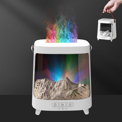 Essential Oil Diffuser Aurora Flame 200ml Ultrasonic Humidifier