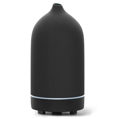 Essential Oil Diffuser - Handcrafted Ceramic, Ultrasonic Diffuser with Night Light & Timer