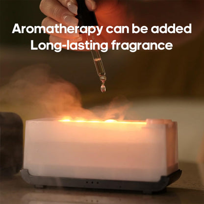 Essential Oil Air Diffuser Flame Diffuser for Home – Colorful Water Vapor Humidifier