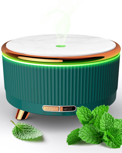 Essential Oil Diffuser for Home - 500ml, Large Room, 7-Color Changing LED