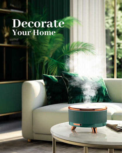 Essential Oil Diffuser for Home - 500ml, Large Room, 7-Color Changing LED