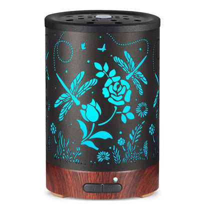 Essential Oil Diffuser - Aromatherapy with 7 Color Lights | Auto-Off Cool Mist Humidifier