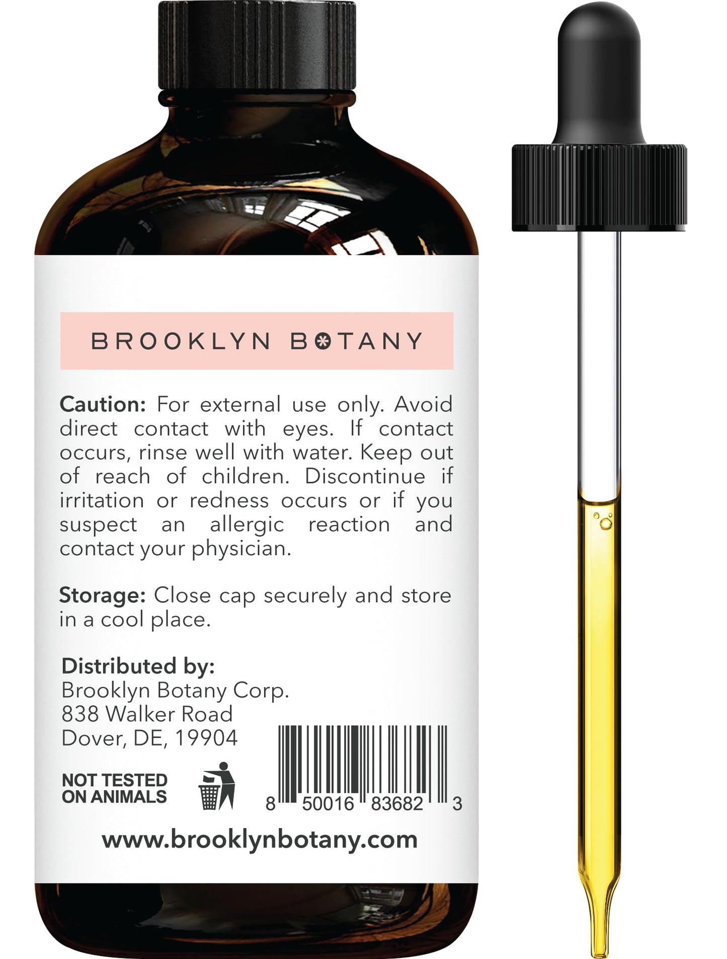 Brooklyn Botany Sweet Orange Oil - 4 oz, Pure & Natural, Premium Grade
